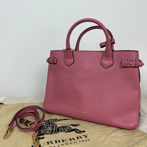 Burberry Pink Banner Bag - Picture 1 of 16